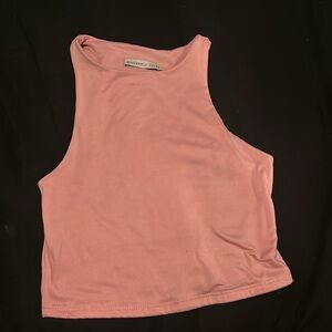 Pink crop top
